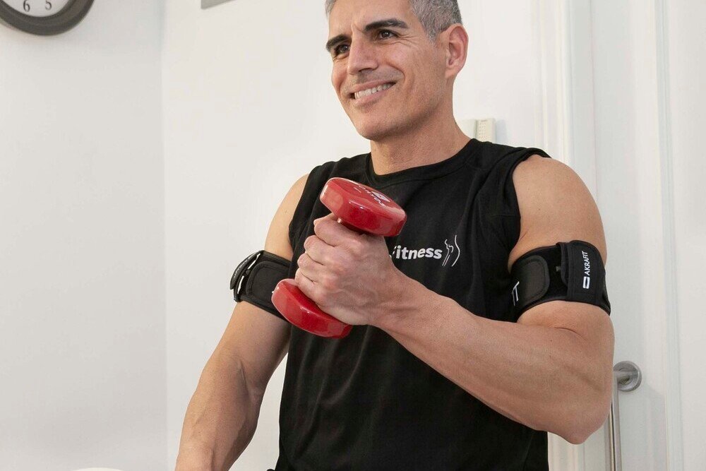 carlos en entrenamiento con bfr